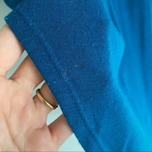 4/$20 OLD NAVY XS Teal Empire Waist Maternity V-Neck Top - Picture 7 of 15